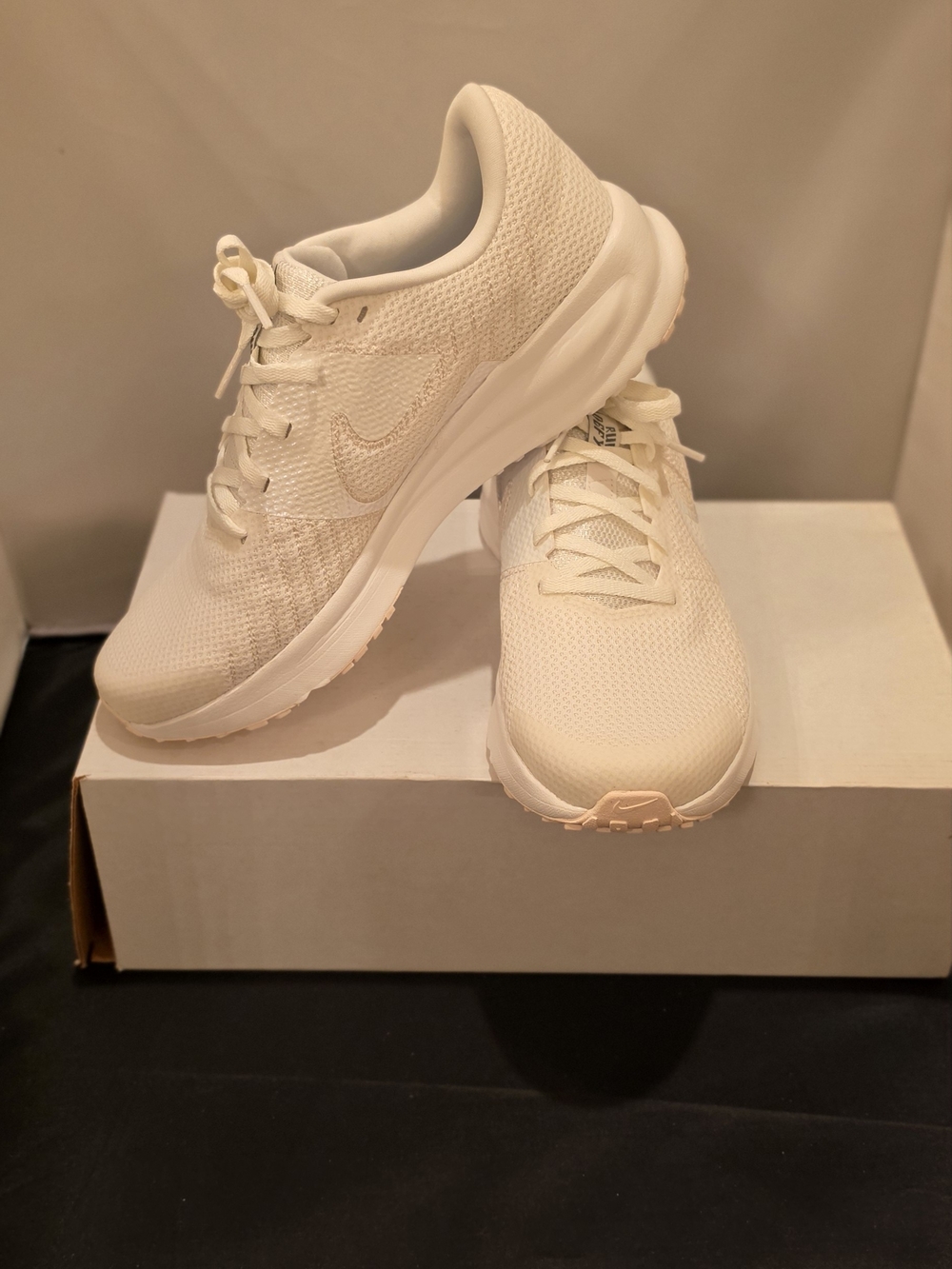 Nike Women’s Neutral White Mesh Trainers